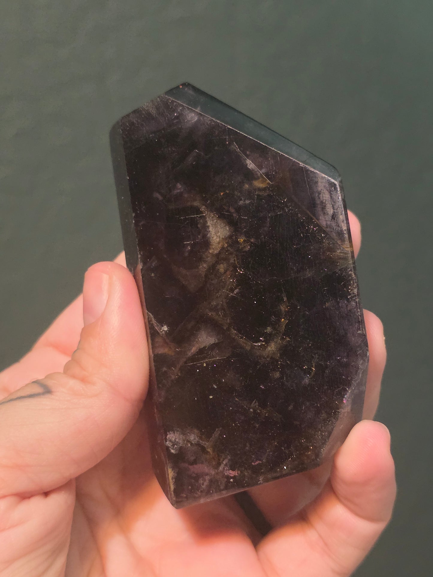 Fluorite Mixed Pyrite Freeform