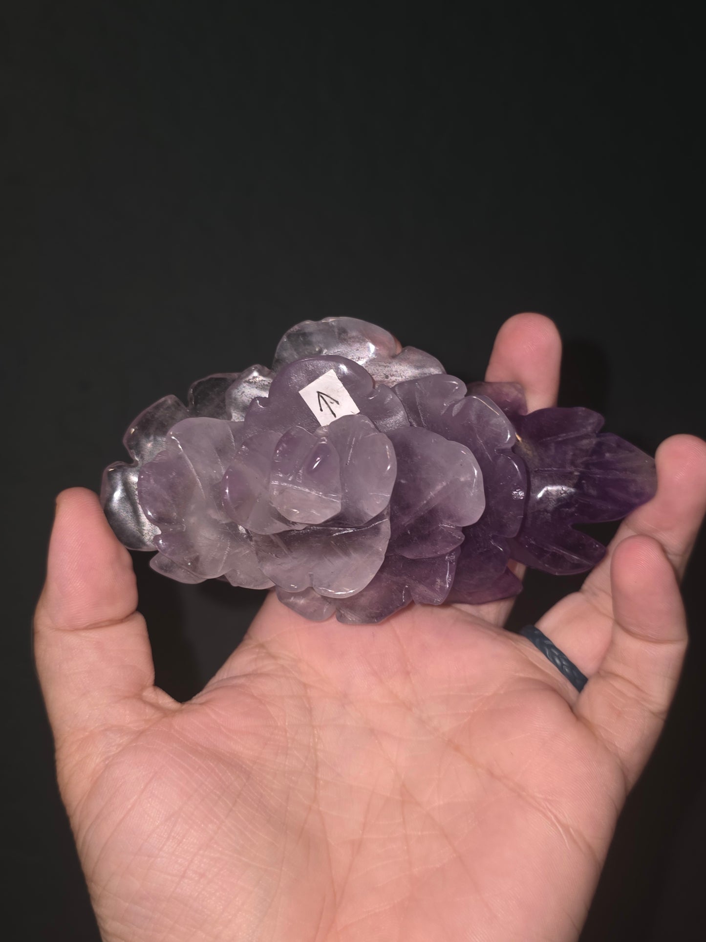 Amethyst Flower on Stand