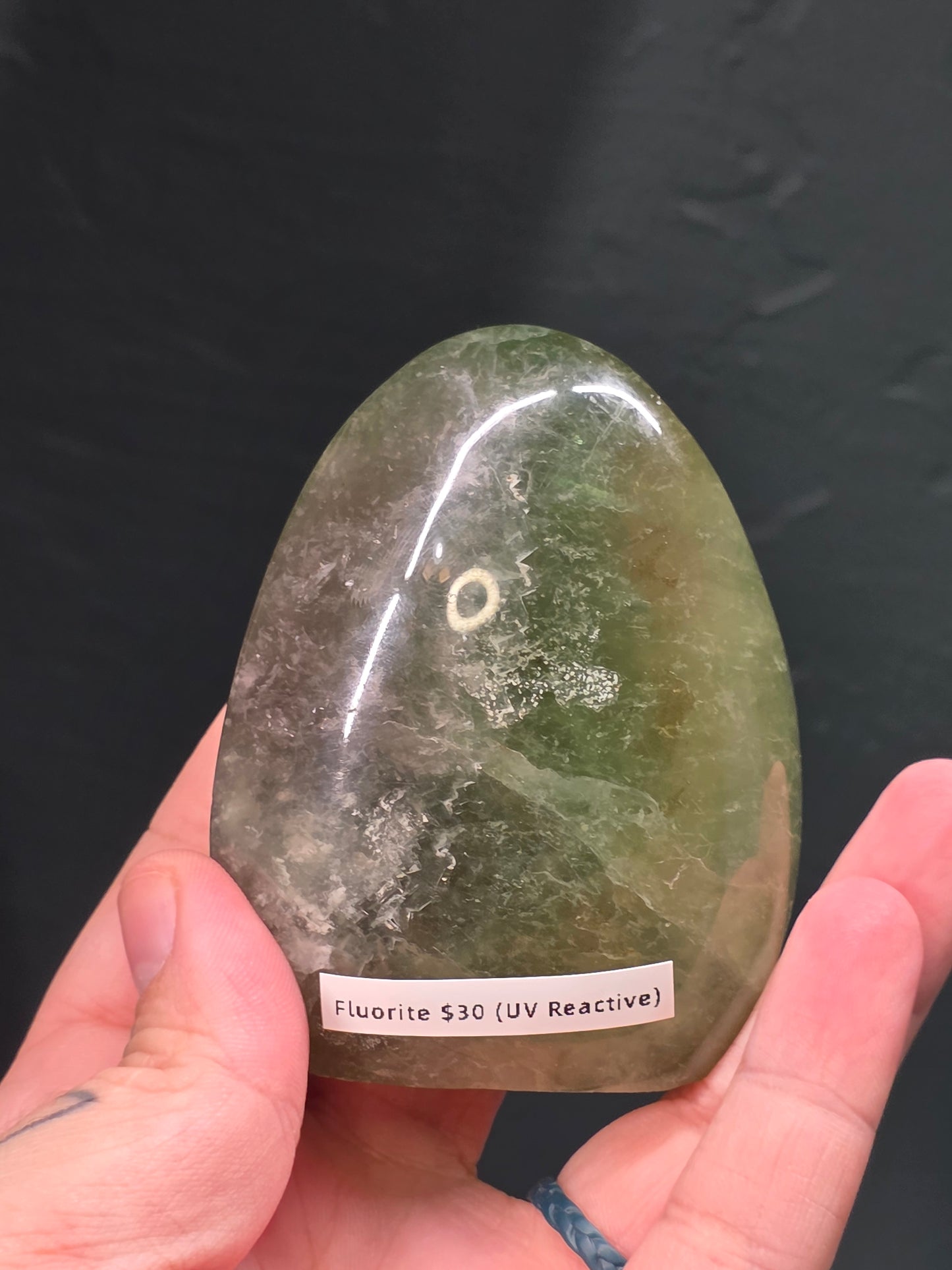 Green Fluorite Freeform - UV REACTIVE