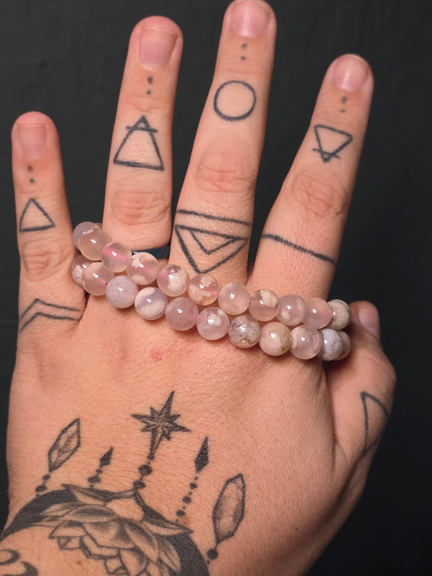 Flower Agate Bracelet