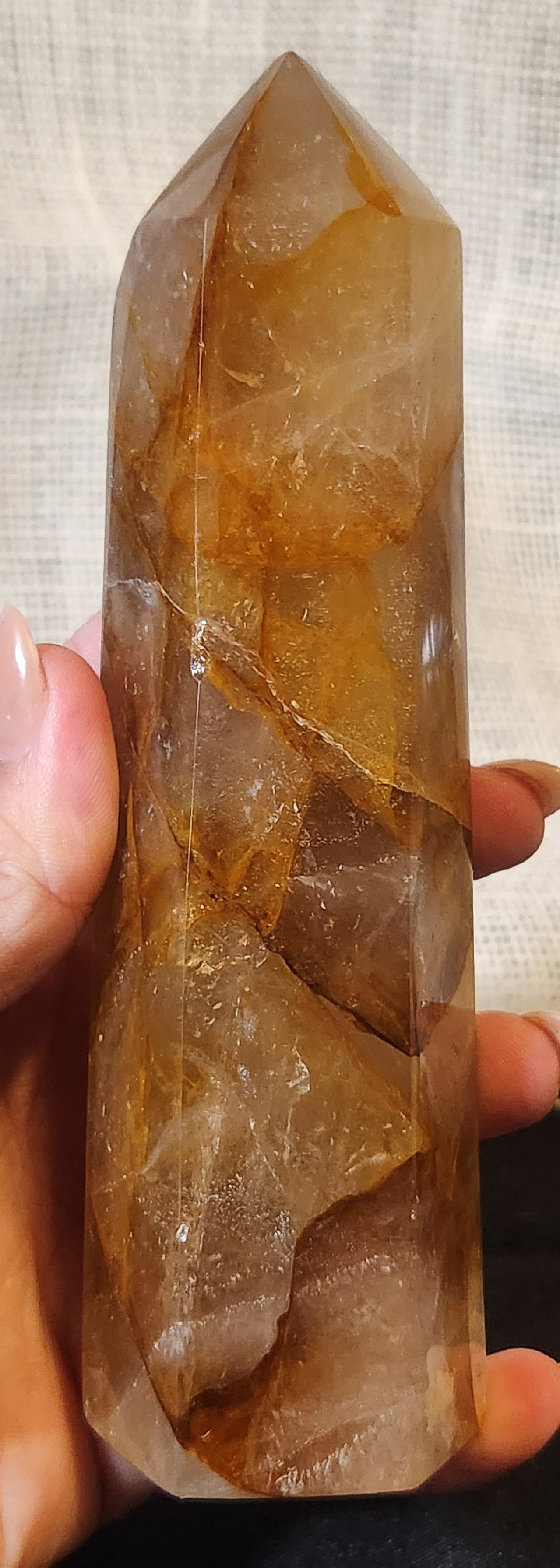 Golden Healer Quartz Tower - Large