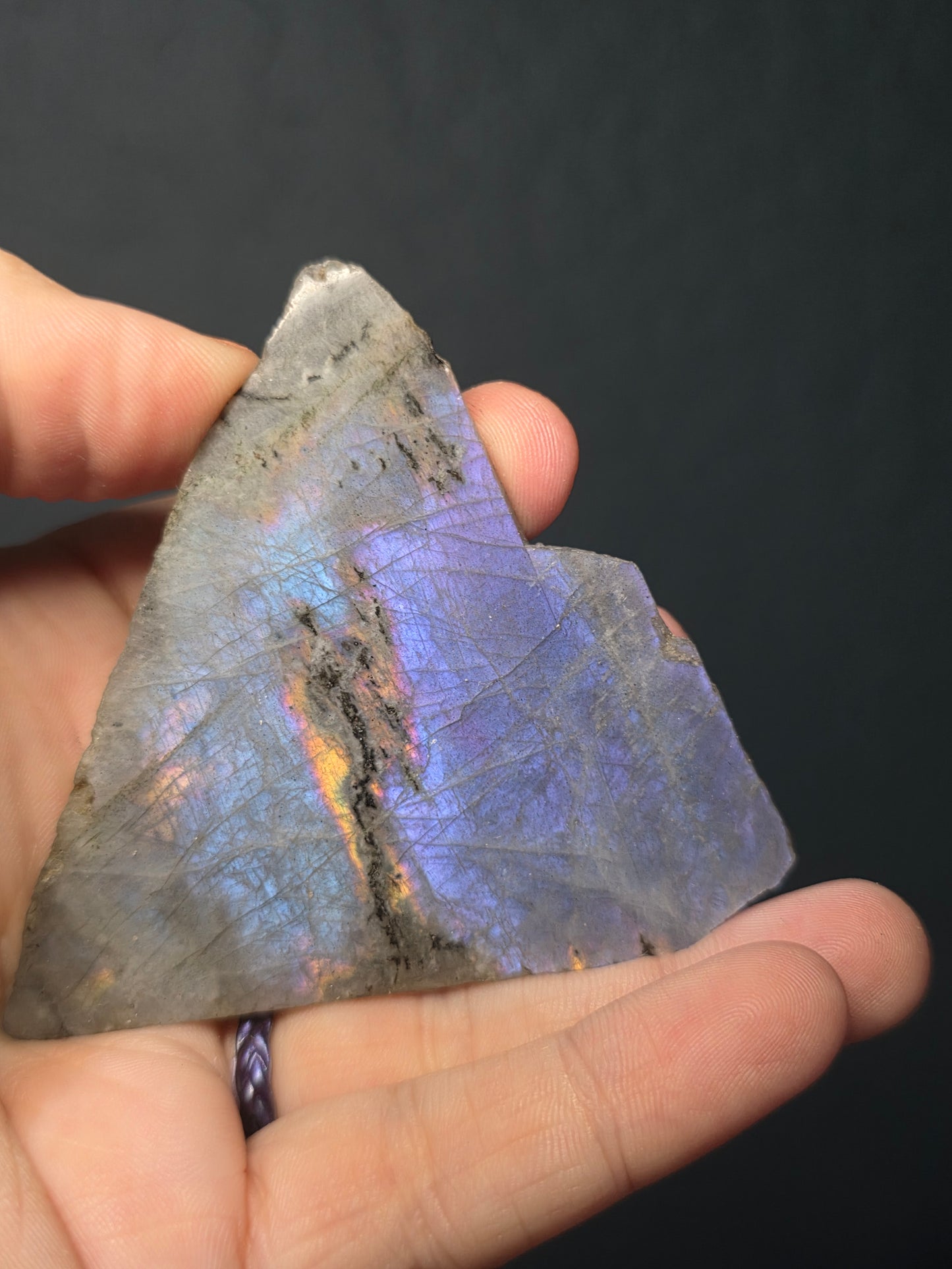 Sunset Labradorite Half Polished Freeforms