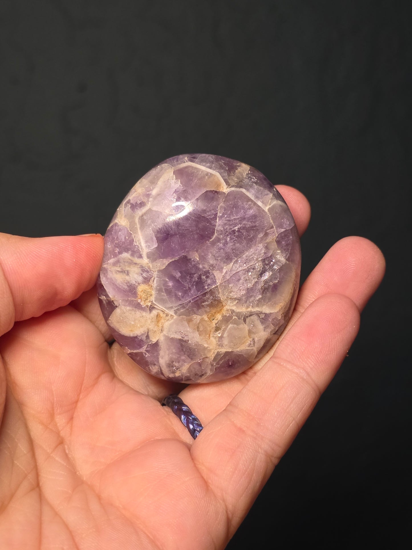 Dream Amethyst Palm Stone