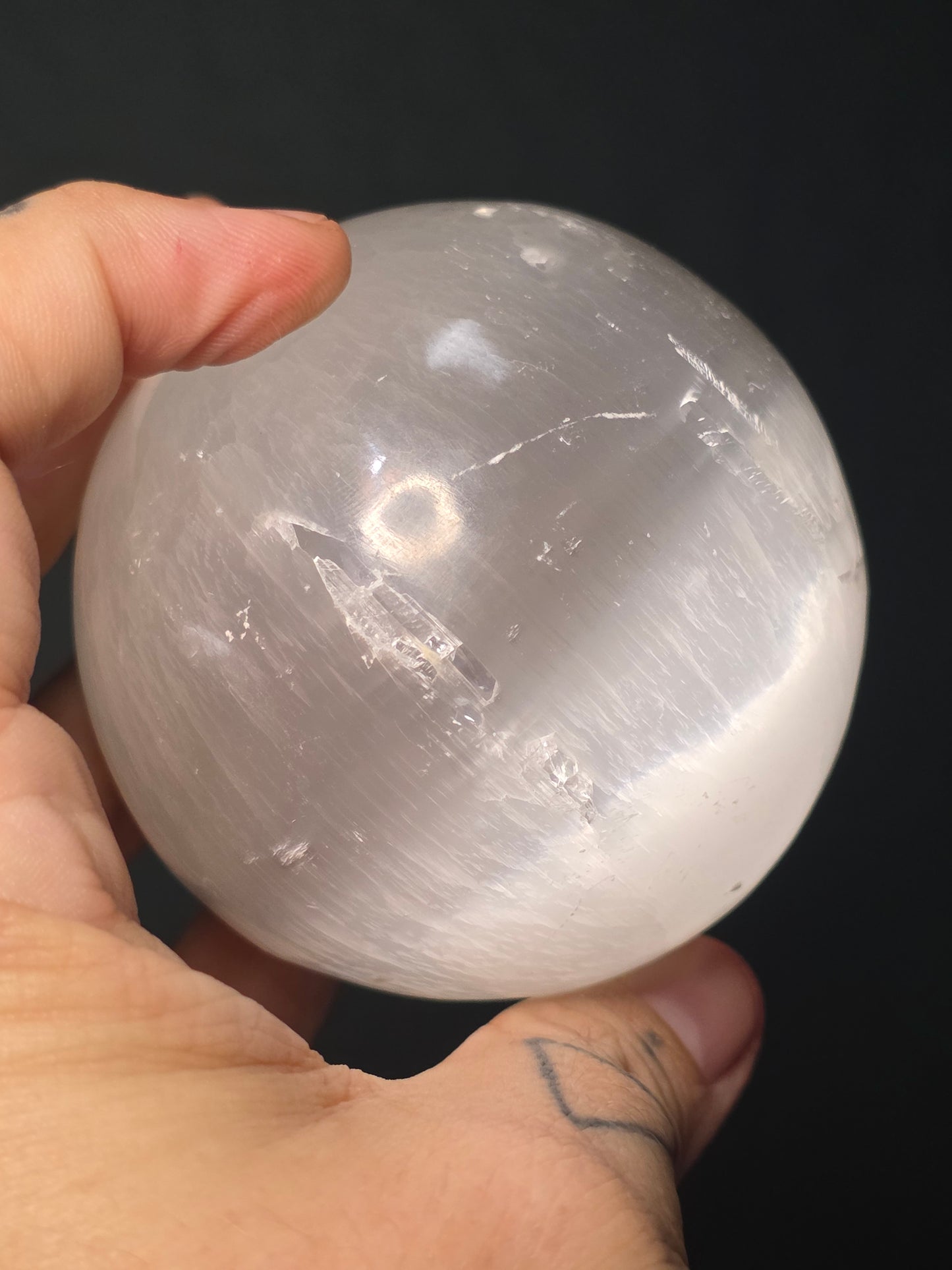 Satin Spar Sphere