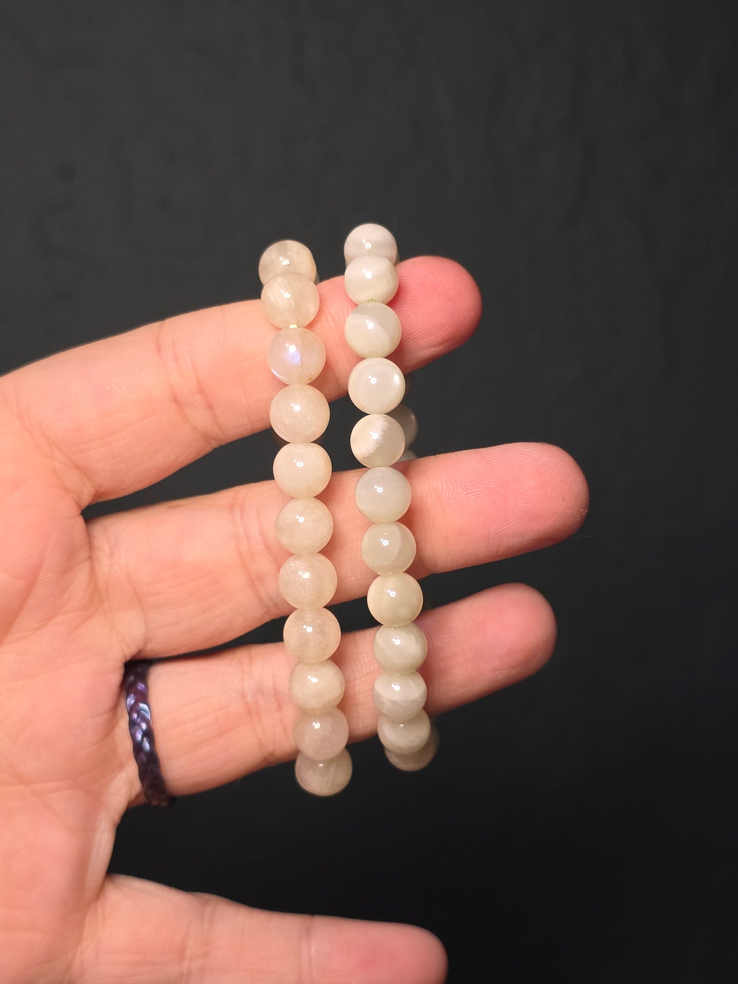 White Moonstone Bracelet