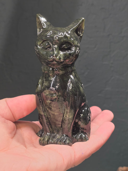 Jade Cat Carving
