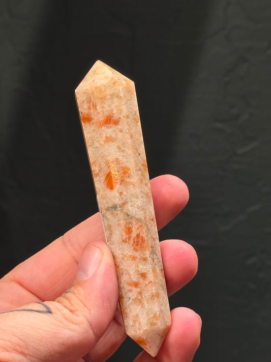 Double Terminated Sunstone Points