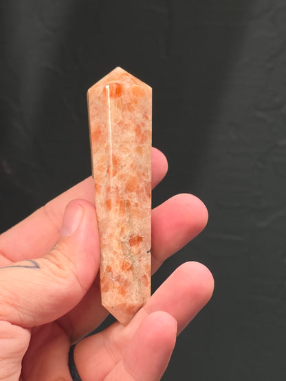 Double Terminated Sunstone Points