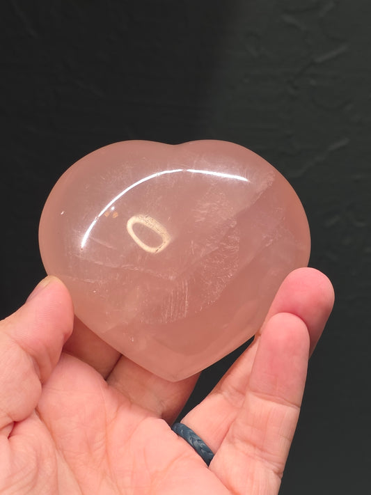 Rose Quartz Heart