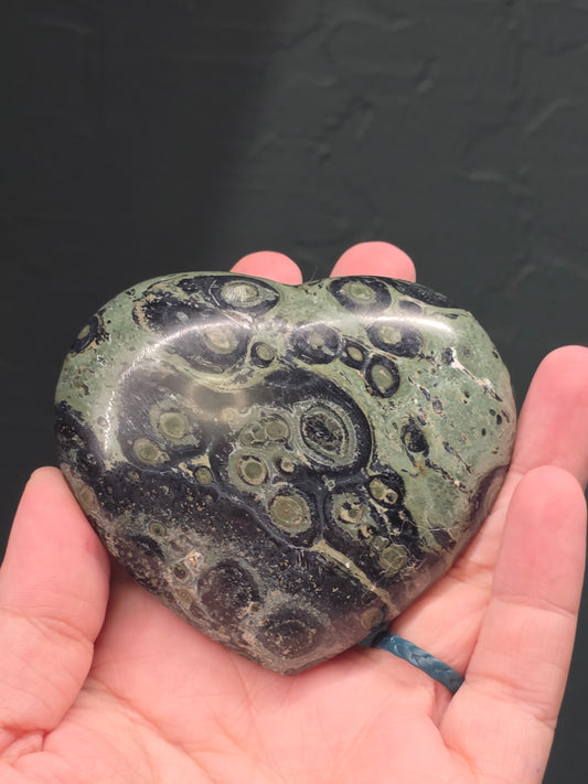 Kambaba Jasper Heart