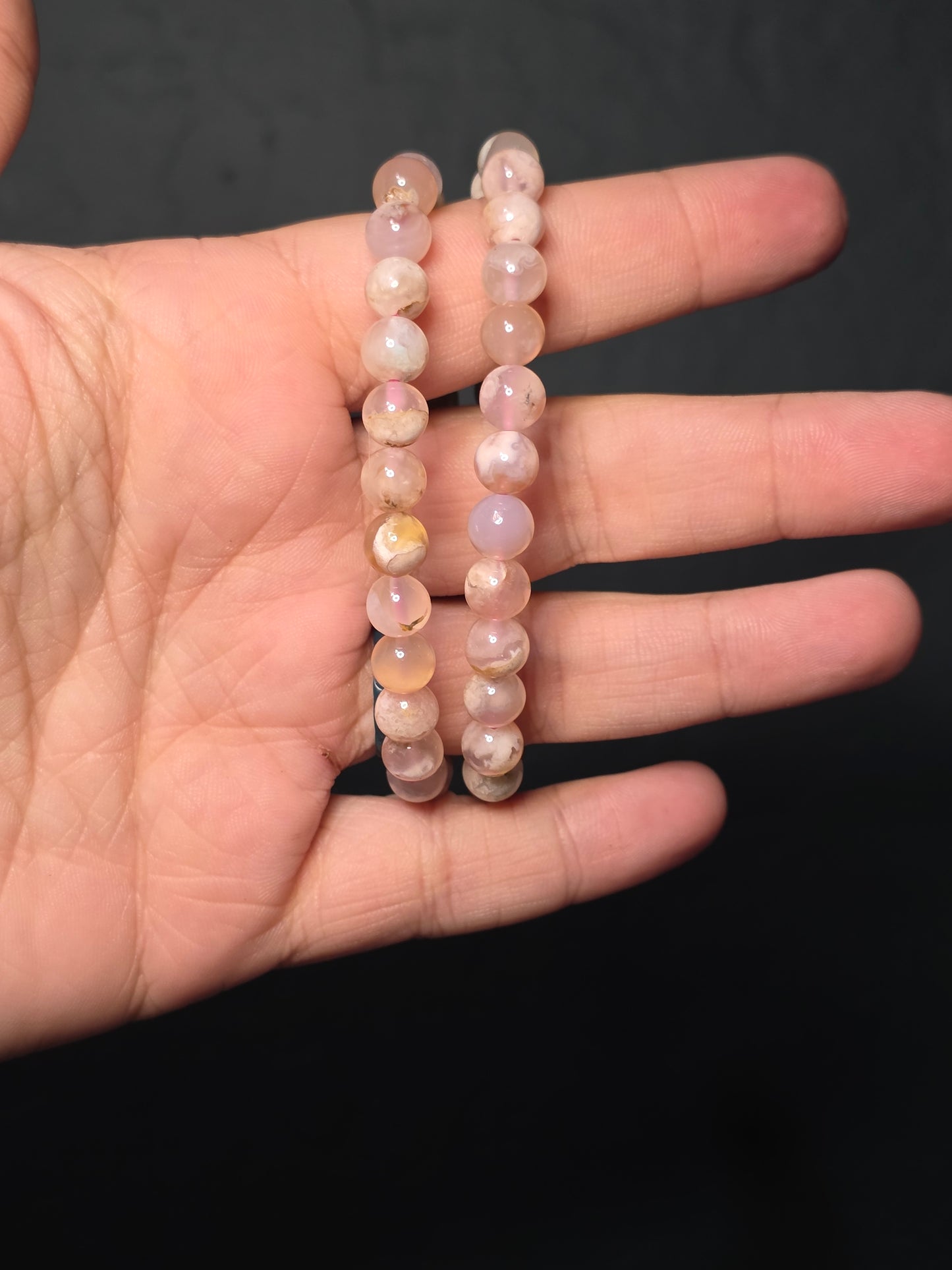 Flower Agate Bracelet