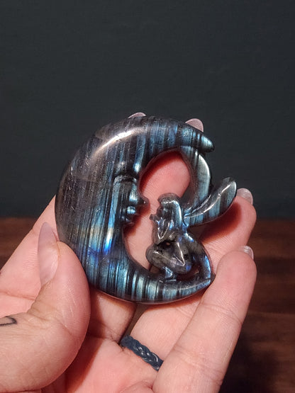 Labradorite Moon Fairy