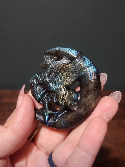Labradorite Unicorn Moon