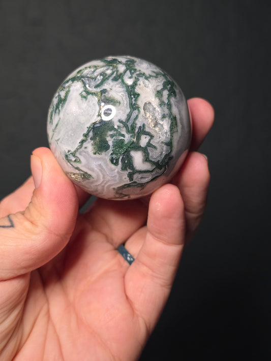 Moss Agate Sphere