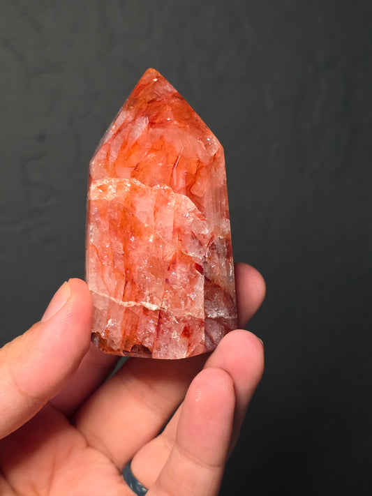 Chunky Fire Quartz Towers
