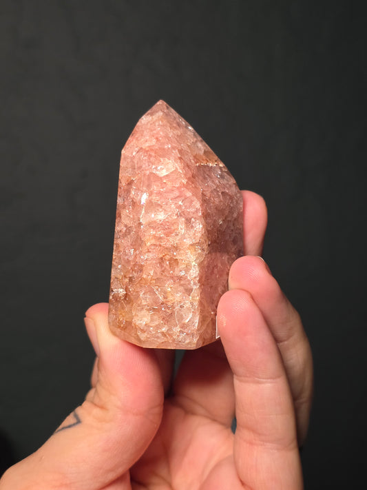 Chunky Golden Healer Quartz/Fire Quartz Towers