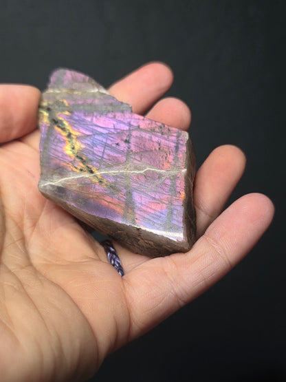 Sunset Labradorite Half Polished Freeforms