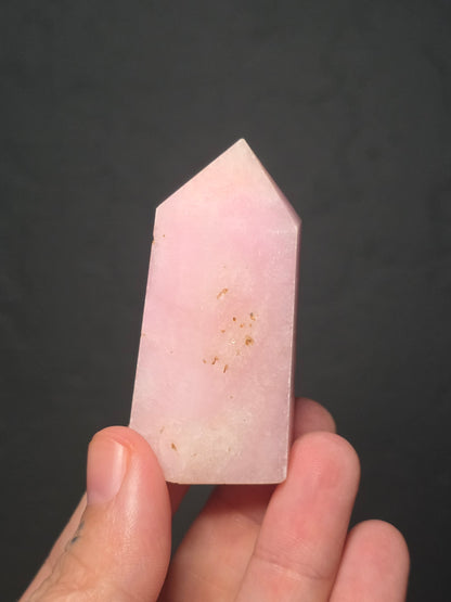 Kunzite and Pink Calcite Towers - UV Reactive
