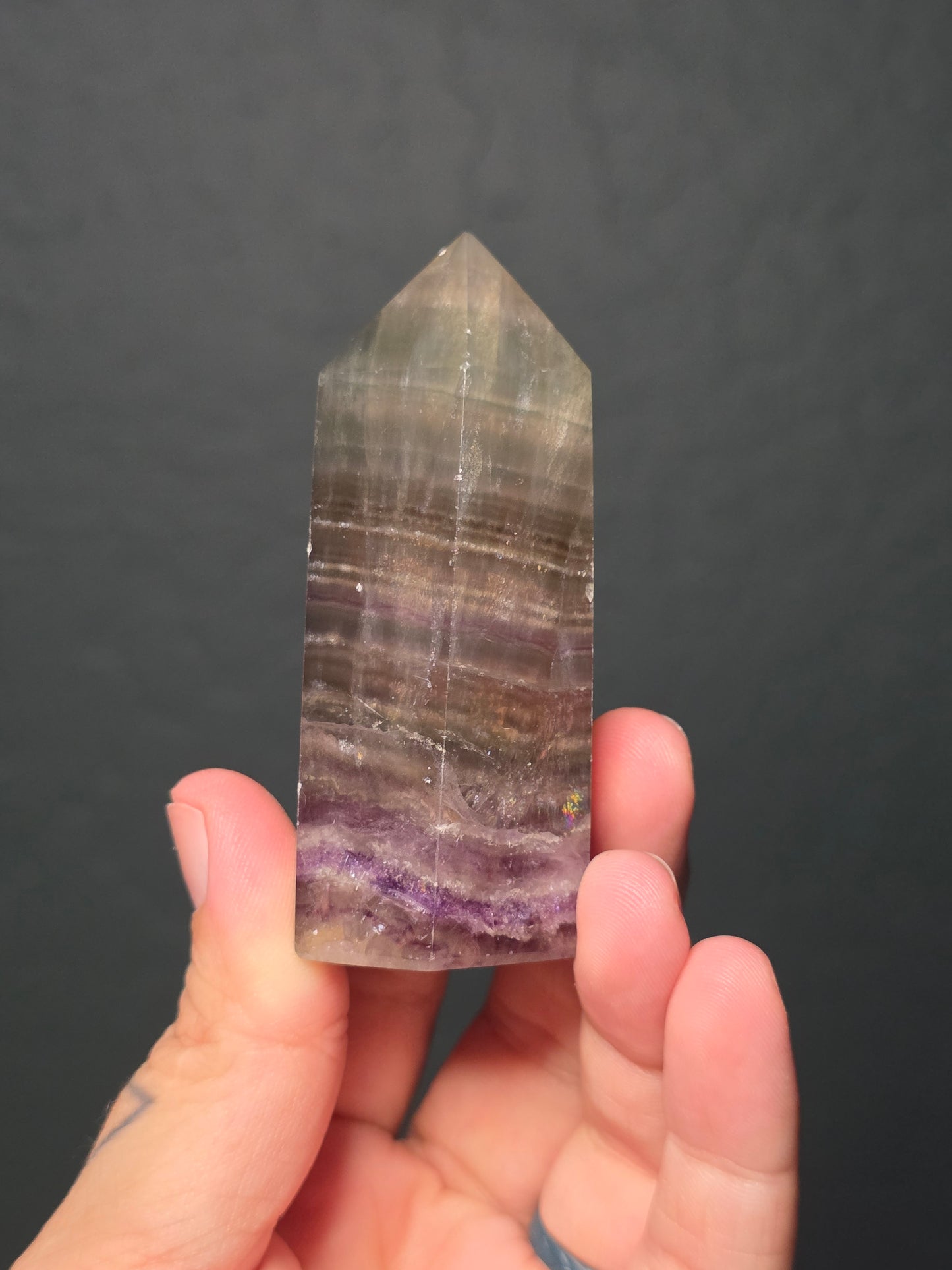 Small Rainbow Fluorite Towers