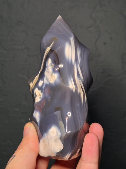 Orca Agate Flame
