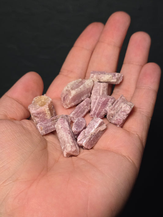 Raw Pink Tourmaline Specimens