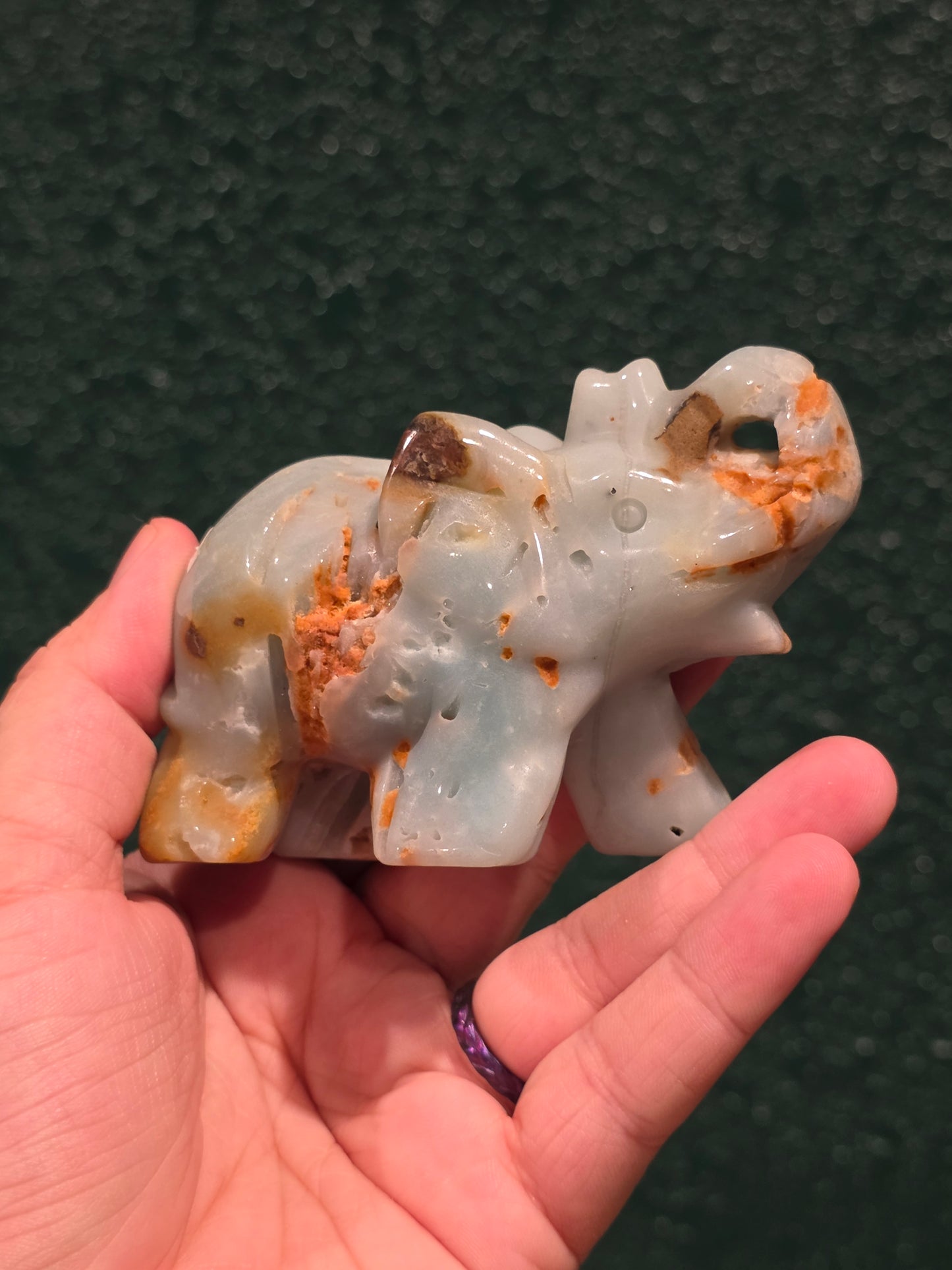 Caribbean Calcite Elephant
