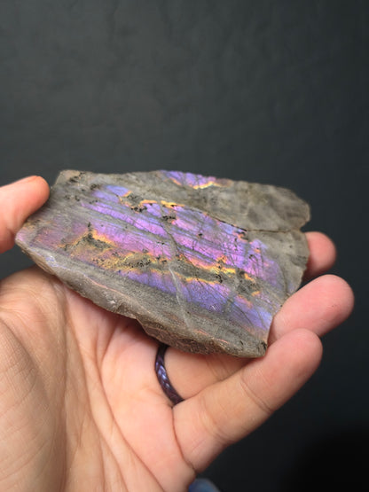 Sunset Labradorite Half Polished Freeforms