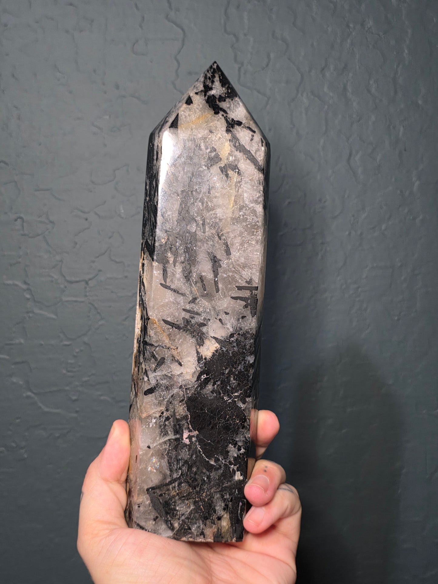 Jumbo Tourmaline in Quartz Towers