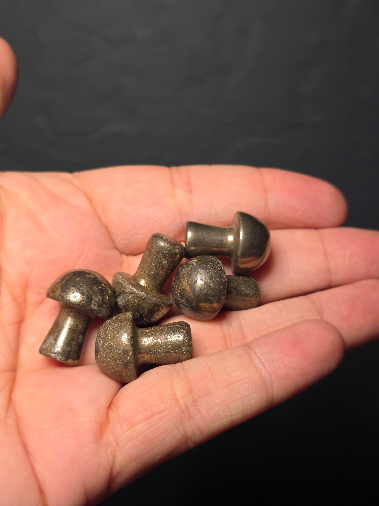 Mini Pyrite Mushroom