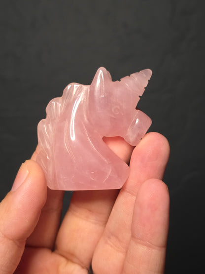 Unicorn Bust Carving