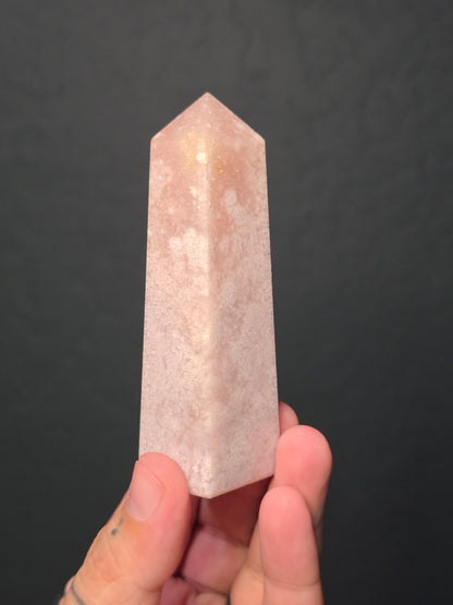 Flower Agate Obelisk
