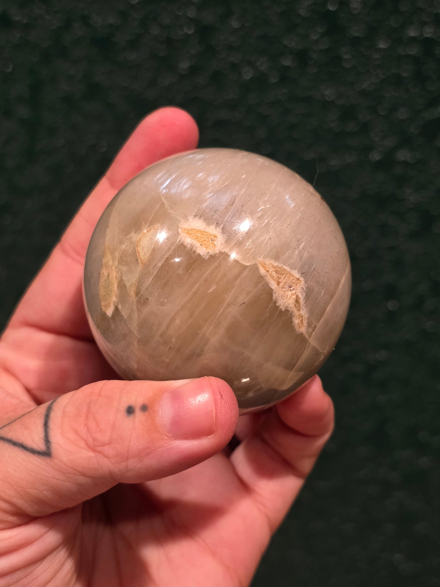 Green Moonstone Sphere