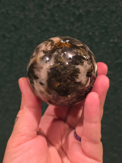 Green Mica Sphere