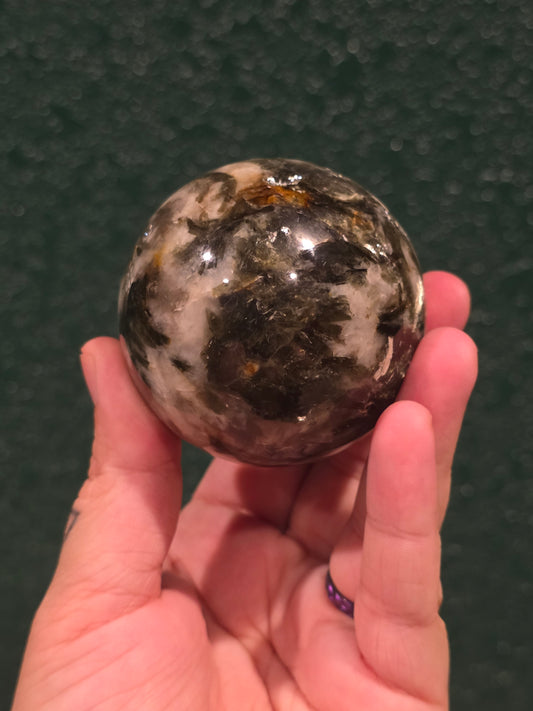 Green Mica Sphere