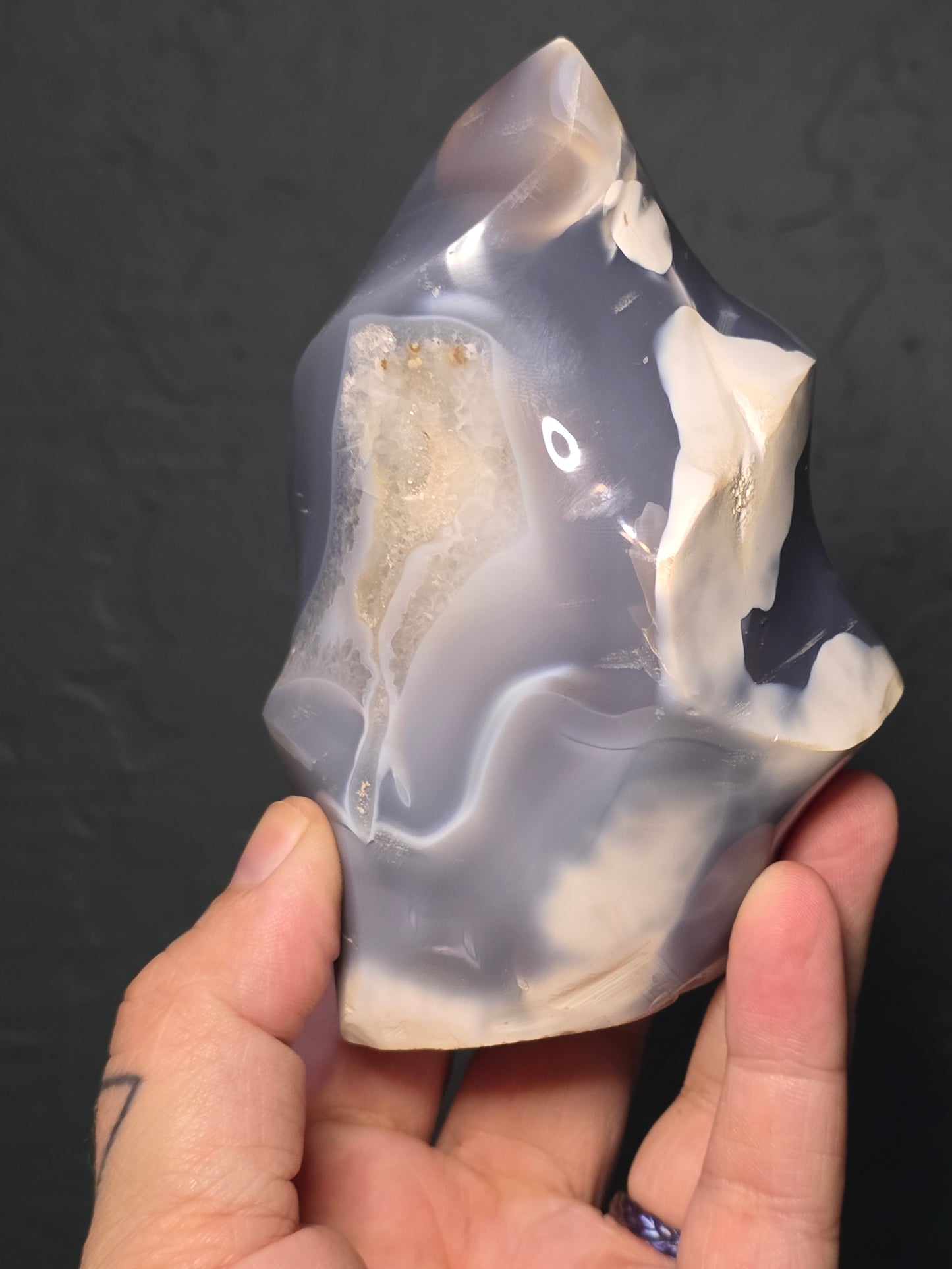 Orca Agate Flame
