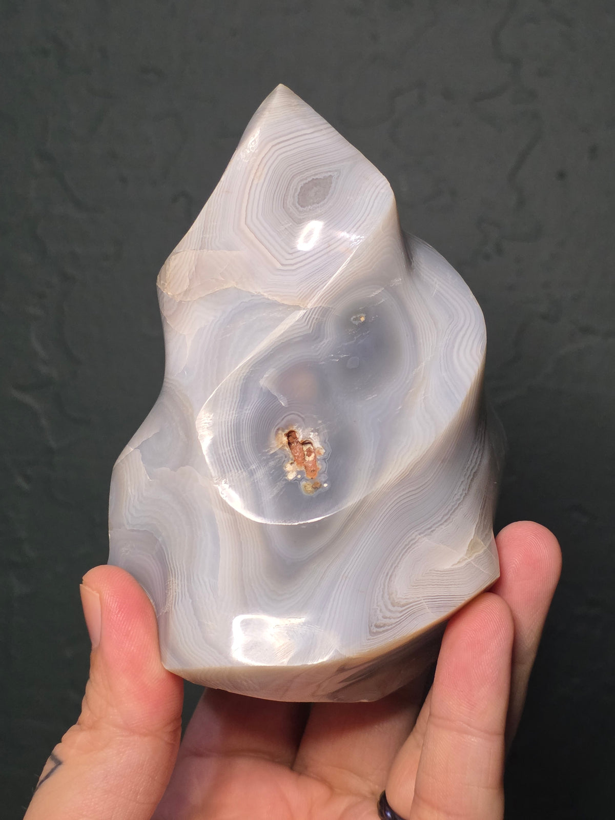 Banded Orca Agate Flame