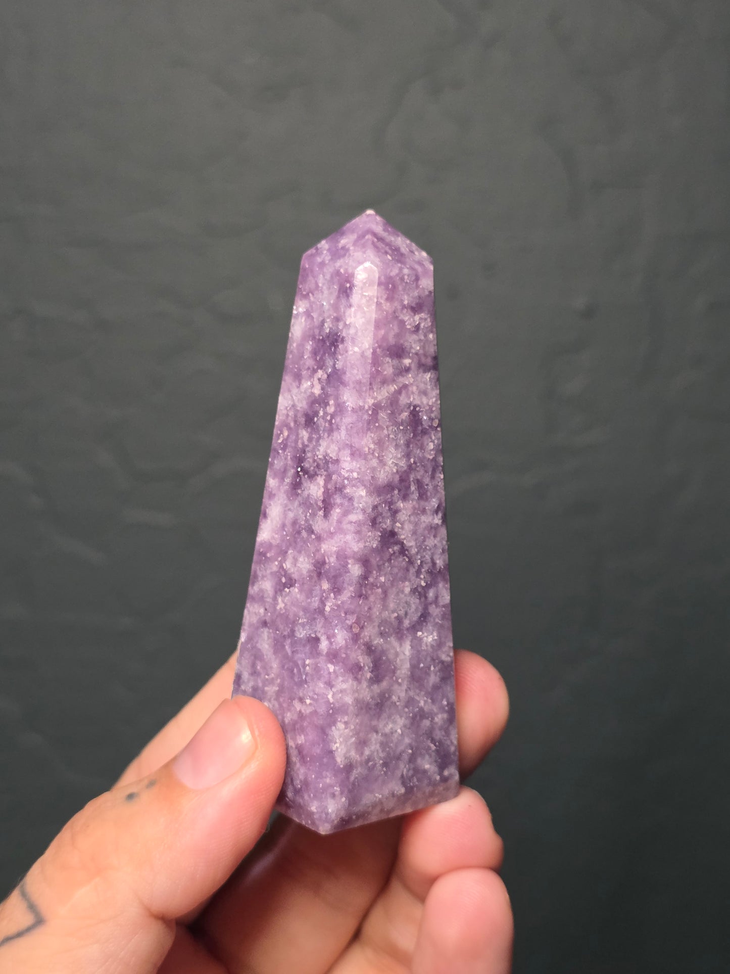 Lepidolite Obelisk