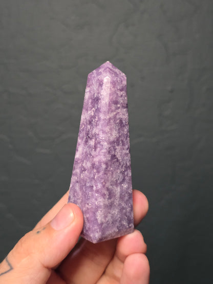 Lepidolite Obelisk