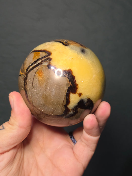 Septarian Sphere - UV REACTIVE