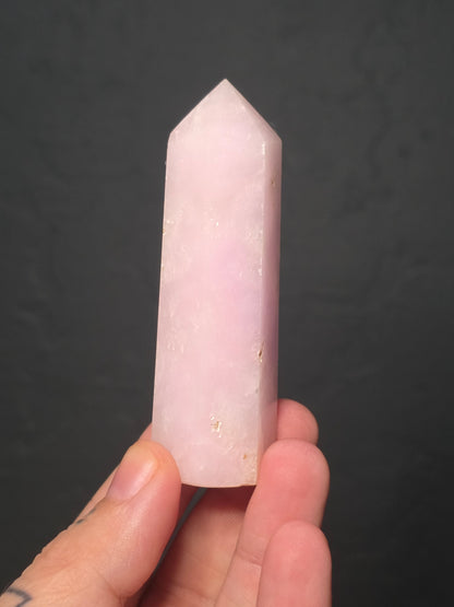 Kunzite and Pink Calcite Towers - UV Reactive