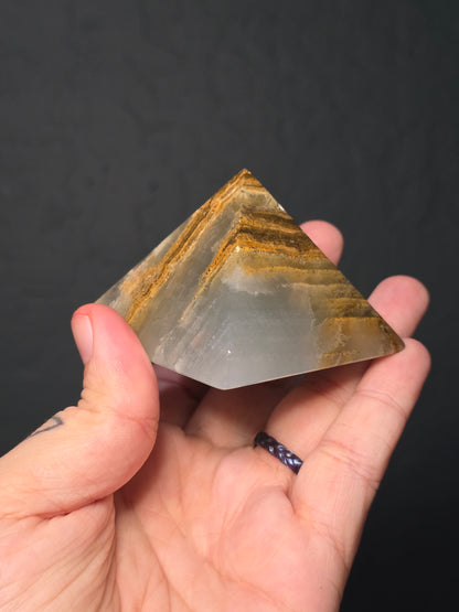 Blue Onyx Pyramid