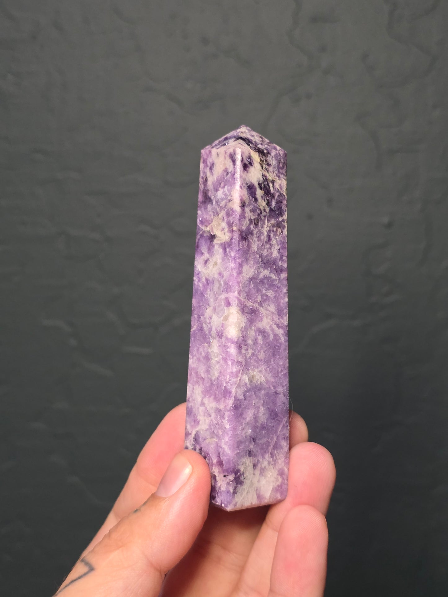 Lepidolite Obelisk