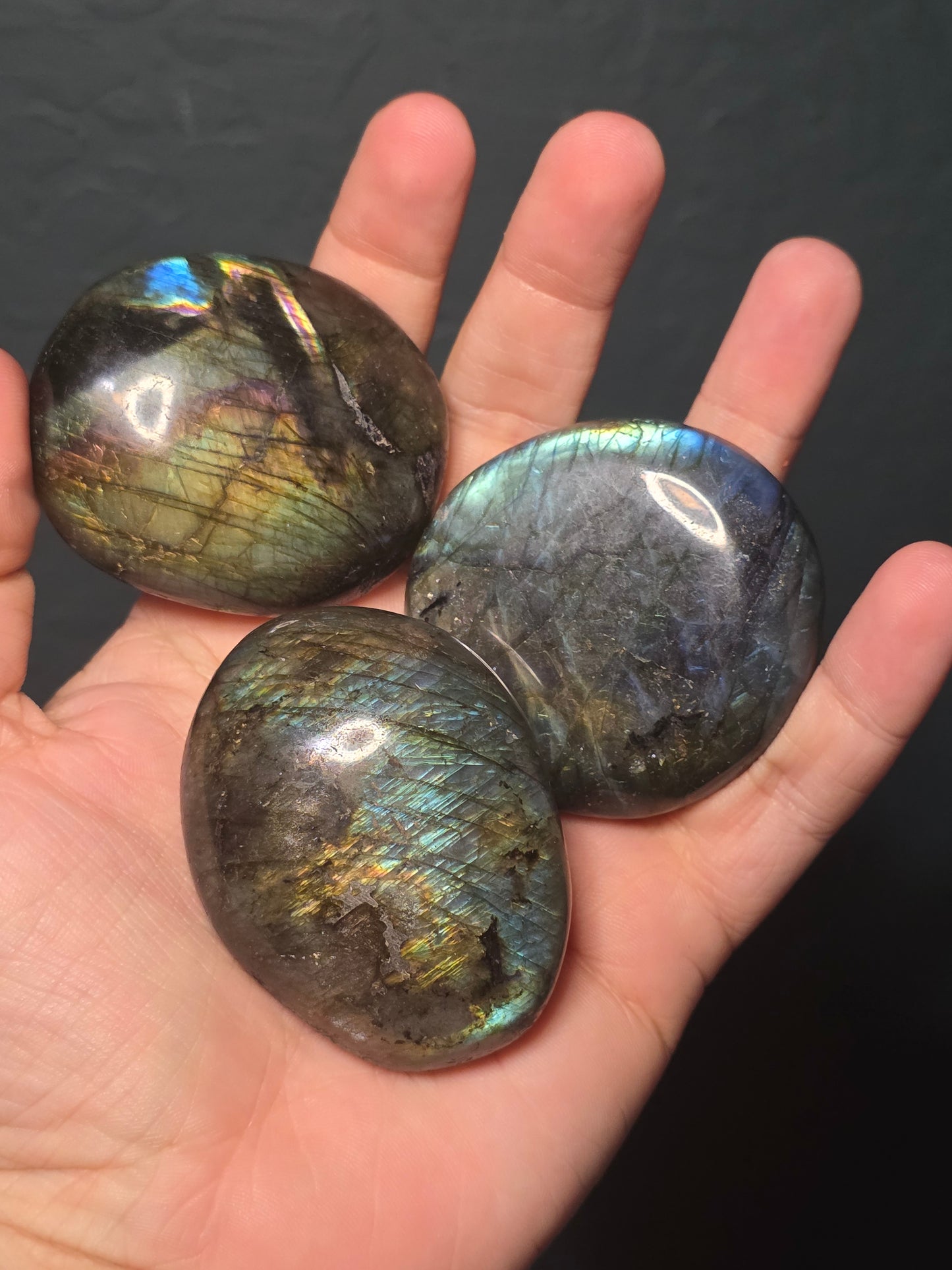 Labradorite Palm Stone