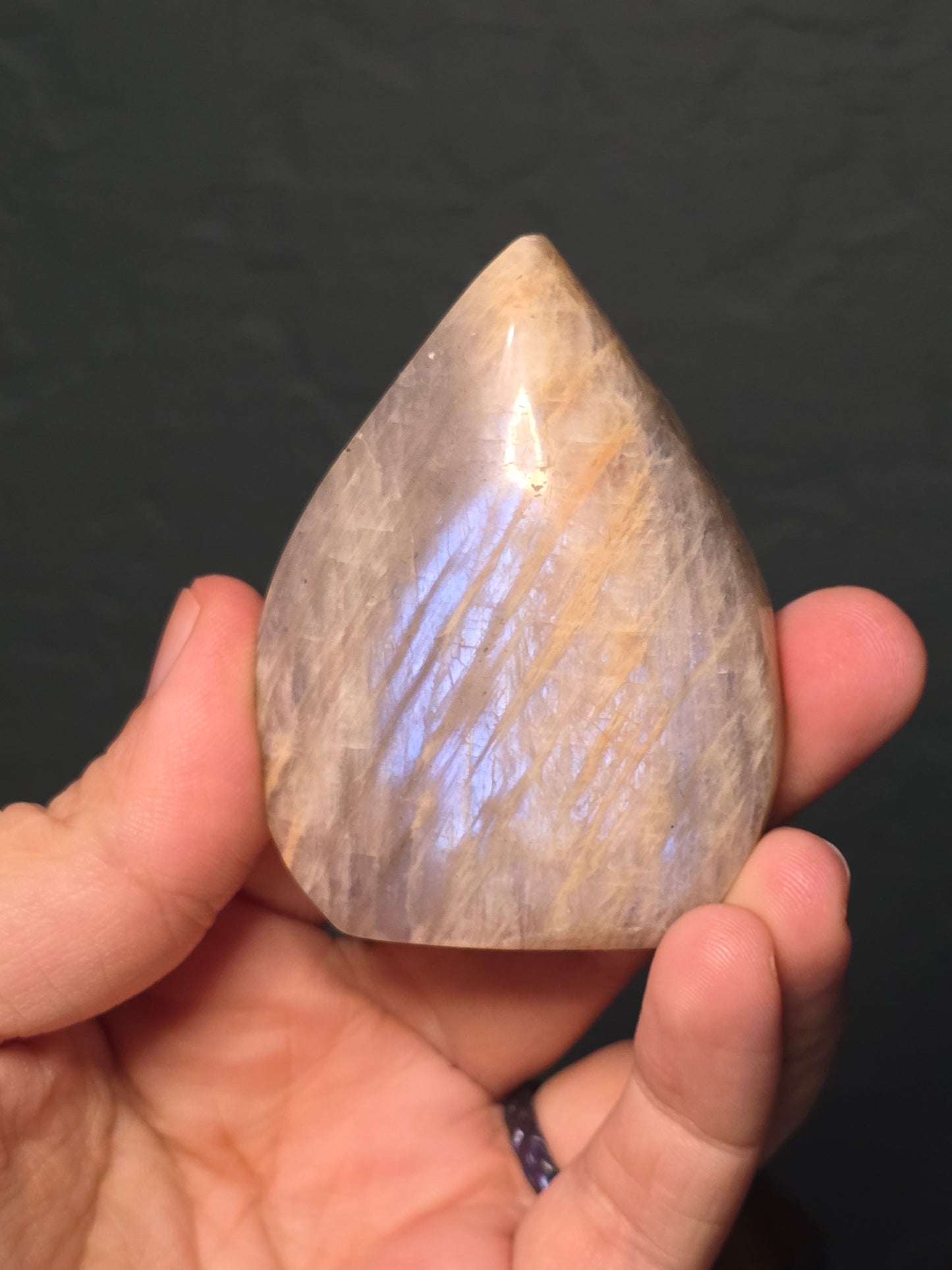 Moonstone/Sunstone Tear Drop