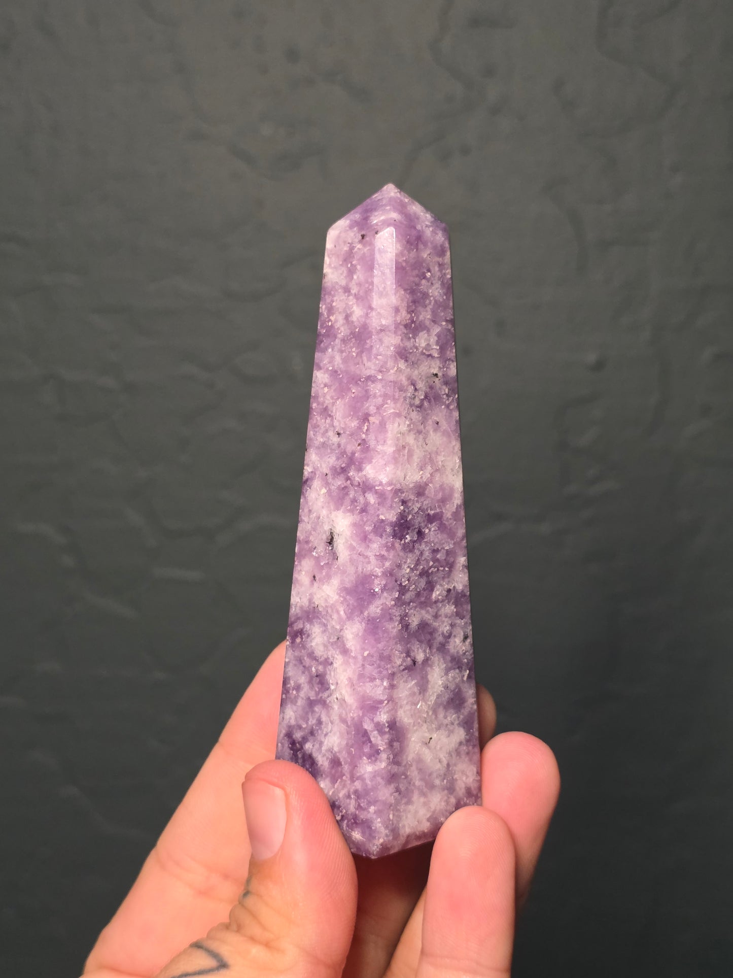 Lepidolite Obelisk