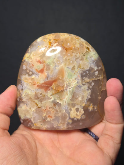 Carnelian Flower Agate Freeform