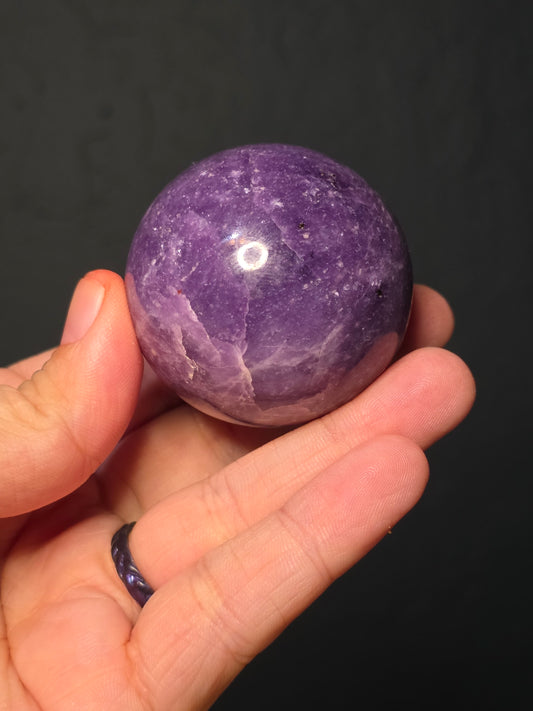 Lepidolite Sphere