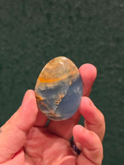 Blue Onyx Cabochon