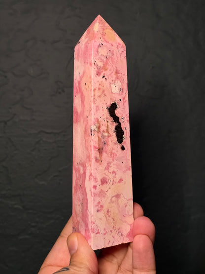 Peruvian Rhodonite Obelisk