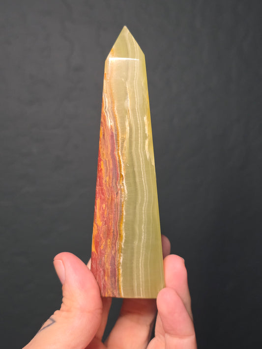 Green Onyx Obelisk